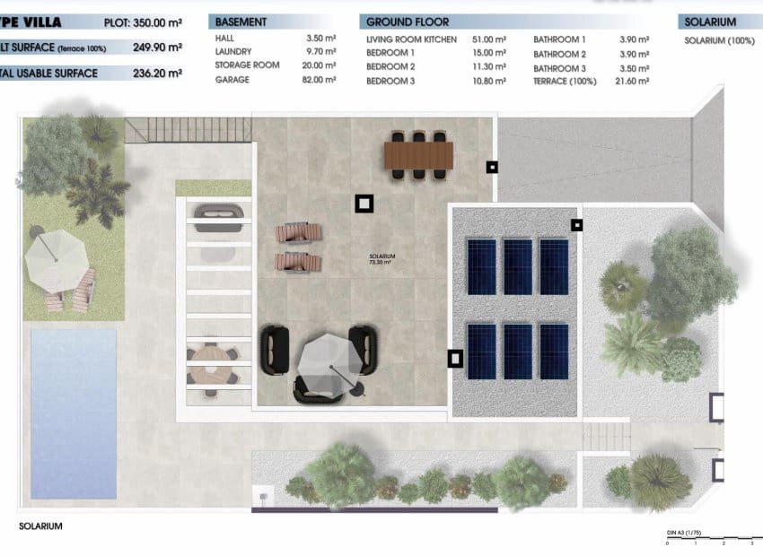 3 chambre Villa/Maison à vendre à Los Alcazares avec piscine - 685 000 € (Ref: 9386391)