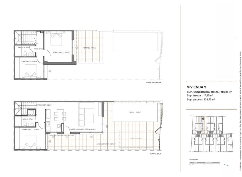 3 chambre Villa/Maison Mitoyenne à vendre à Santiago de la Ribera avec piscine - 369 000 € (Ref: 9459812)