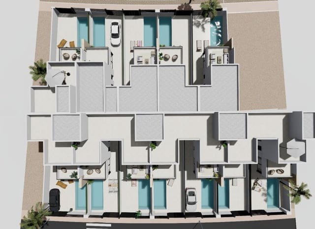 Adosado de 3 habitaciones en Santiago de la Ribera, San Javier en venta con piscina - 369.000 € (Ref: 9459812)