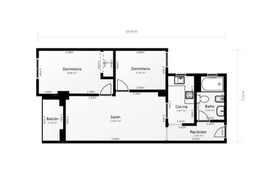 2 soverom Leilighet til salgs i Torrevieja med svømmebasseng - € 129 000 (Ref: 9475660)