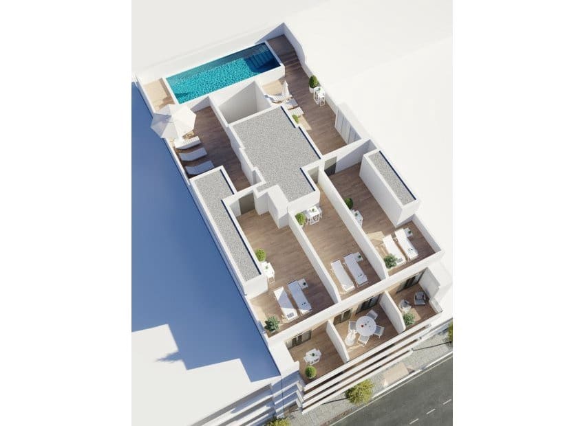Apartamento de 1 habitación en Torrevieja en venta con piscina - 219.000 € (Ref: 9525342)