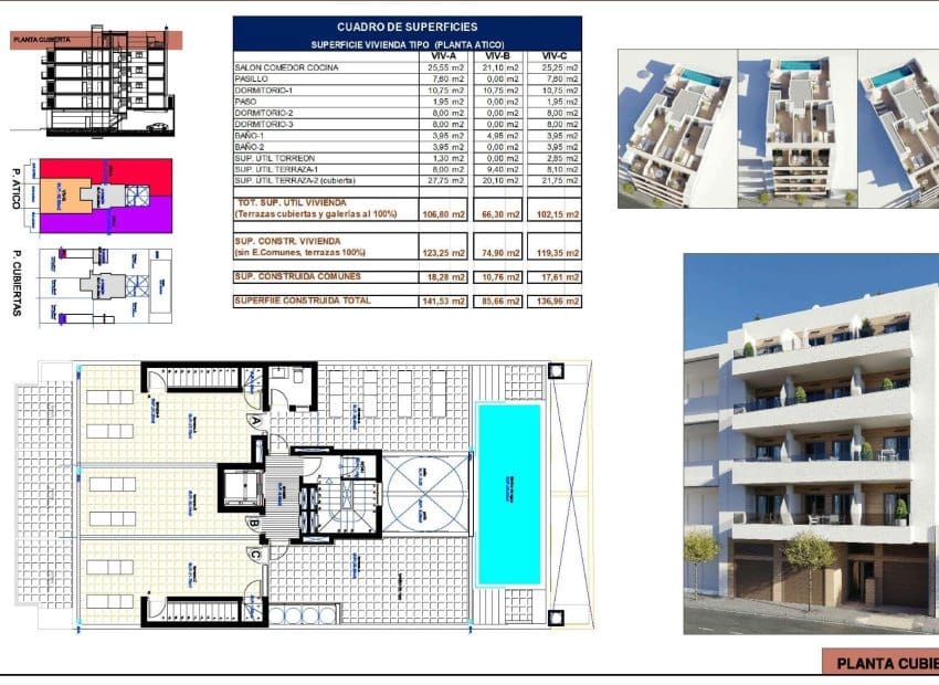 Apartamento de 1 habitación en Torrevieja en venta con piscina - 219.000 € (Ref: 9525342)