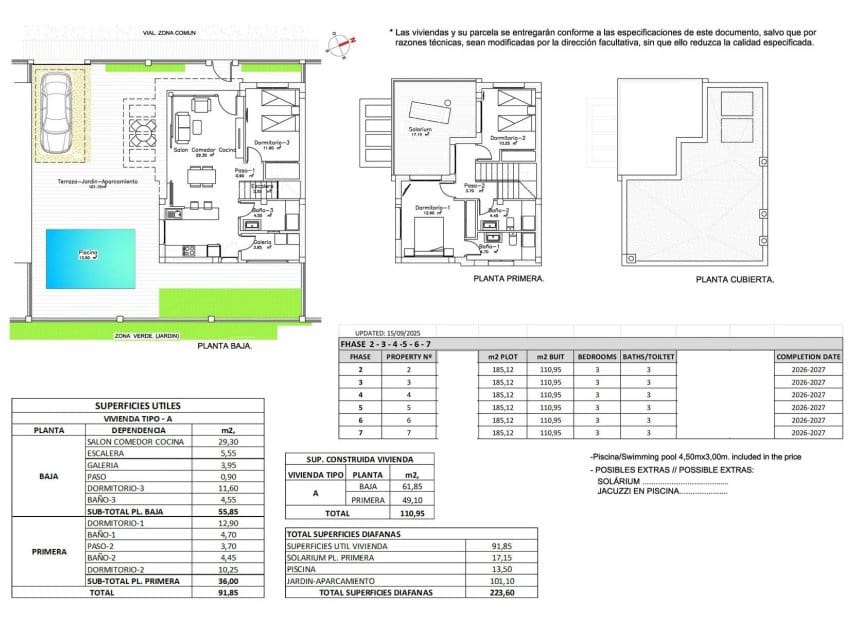 3 bedroom Villa for sale in Los Montesinos with pool - € 369,000 (Ref: 9525368)