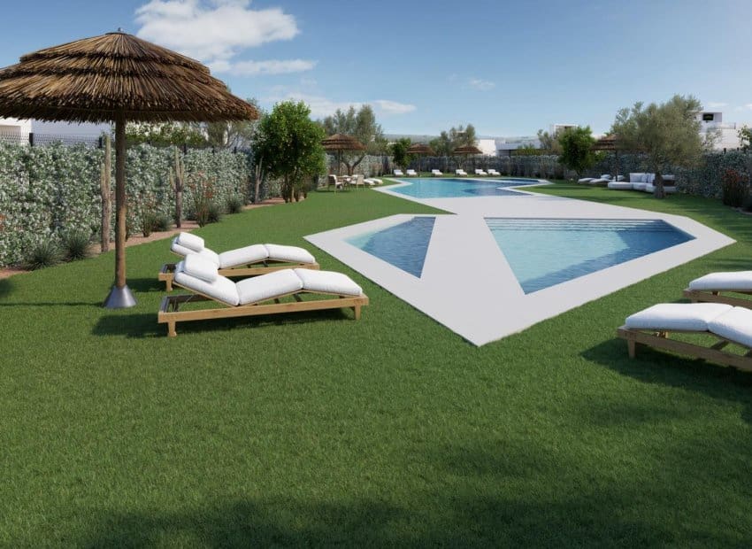 3 quarto Moradia para venda em Fuente Alamo de Murcia com piscina - 335 300 € (Ref: 9525383)