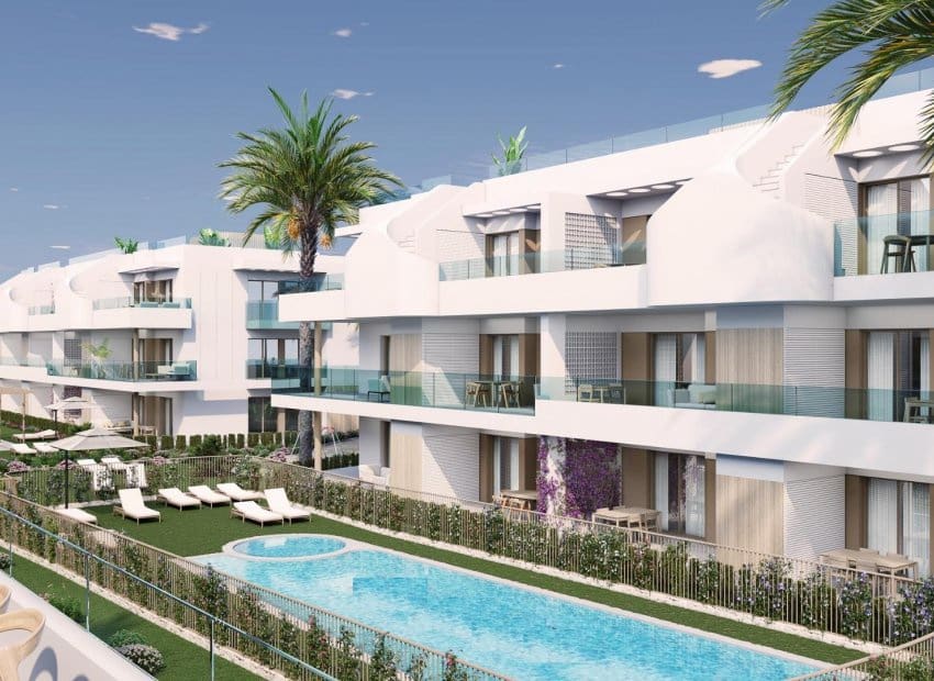 2 Zimmer Apartment zu verkaufen in Pilar de la Horadada mit Pool - 249.000 € (Ref: 9525436)