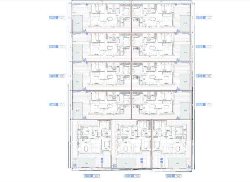 2 soveværelse Semi-Rækkehus til salg i Torre-Pacheco med swimmingpool - € 239.500 (Ref: 9525442)