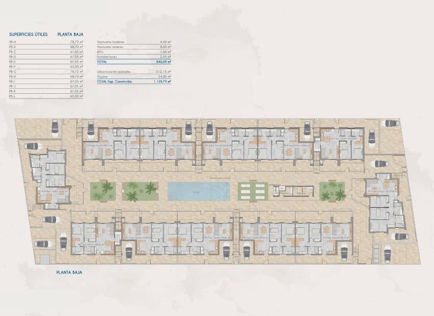 2 bedroom Bungalow for sale in Torre-Pacheco with pool - € 210,000 (Ref: 9525452)