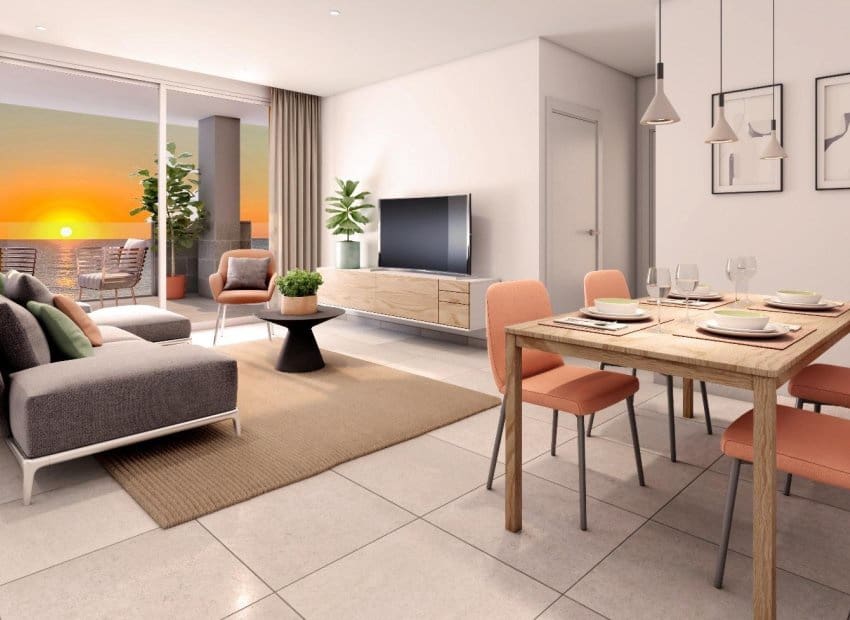 1 slaapkamer Appartement te koop in La Manga del Mar Menor met zwembad - € 205.033 (Ref: 9525455)