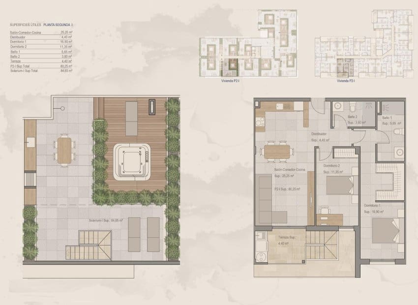 2 slaapkamer Penthouse te koop in Torre-Pacheco met zwembad - € 192.000 (Ref: 9525460)