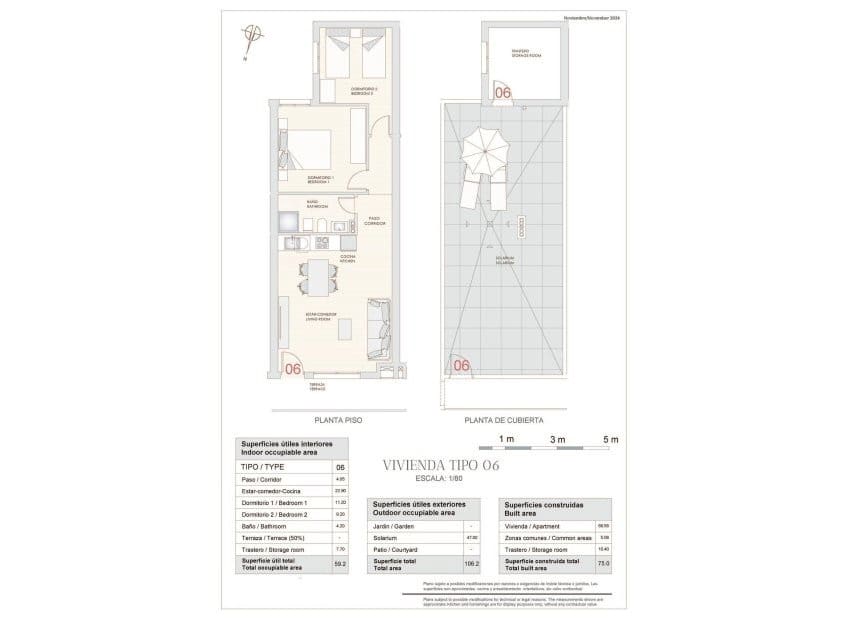 2 quarto Apartamento para venda em La Canalosa com piscina - 136 900 € (Ref: 9525475)