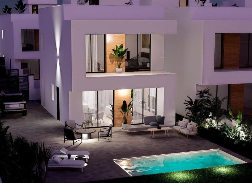 3 sovrum Semi-fristående Villa till salu i Orihuela Costa med pool - 495 000 € (Ref: 9528627)