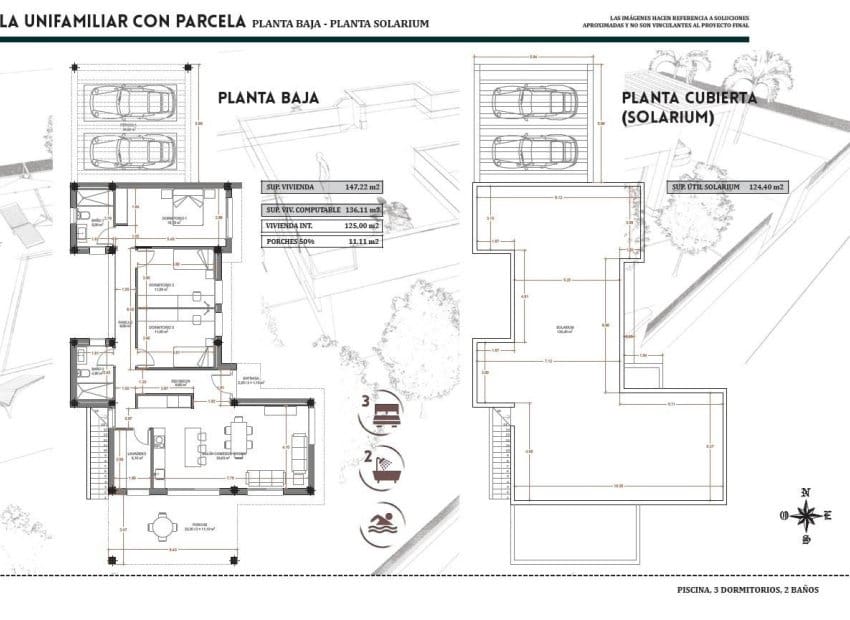 3 makuuhuone Huvila myytävänä paikassa Jacarilla mukana uima-altaan - 495 000 € (Ref: 9528628)