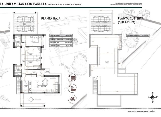 3 makuuhuone Huvila myytävänä paikassa Jacarilla mukana uima-altaan - 495 000 € (Ref: 9528628)