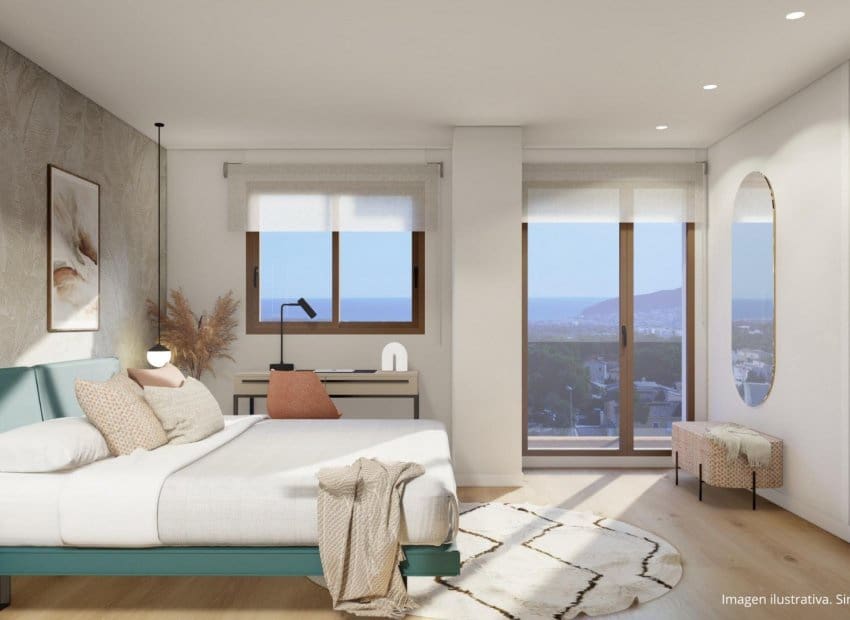 4 soveværelse Semi-Rækkehus til salg i La Nucia med swimmingpool - € 449.000 (Ref: 9528634)