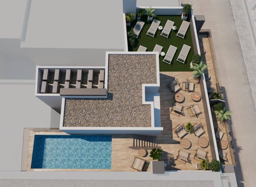 1 Zimmer Apartment zu verkaufen in Torrevieja mit Pool - 185.000 € (Ref: 9572183)