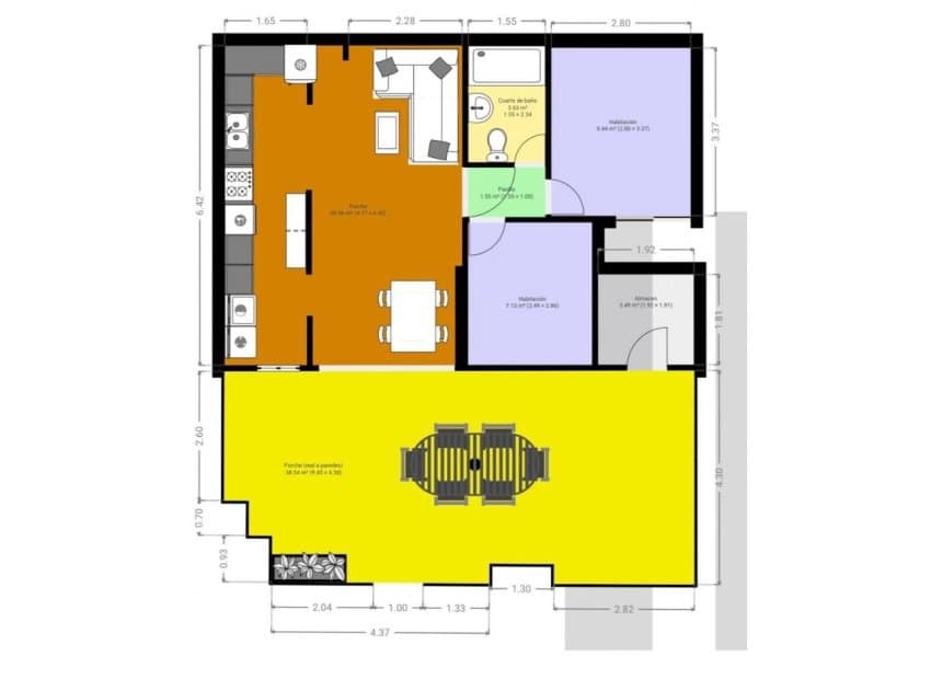 2 quarto Bungalow para venda em Orihuela Costa - 275 000 € (Ref: 9597178)