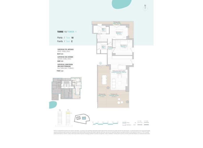 2 chambre Appartement de Plage à vendre à Calpe / Calp avec piscine - 650 000 € (Ref: 9622011)
