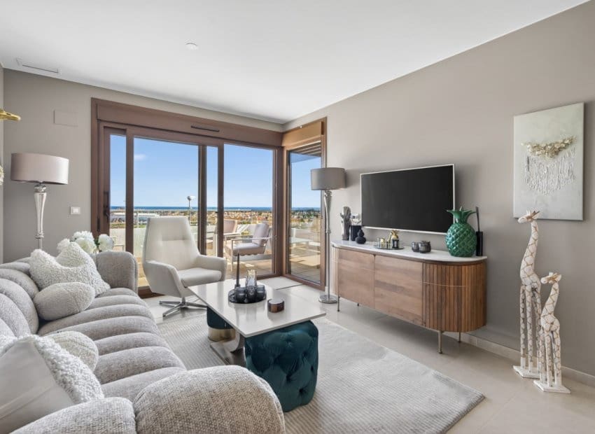 2 soverom Penthouse til salgs i Orihuela Costa med svømmebasseng - € 299 000 (Ref: 9631473)