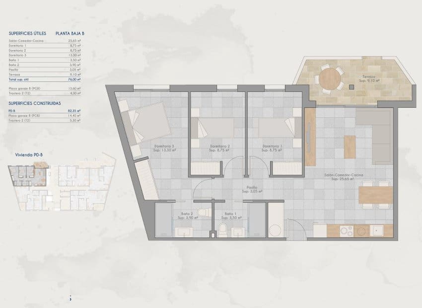 Apartamento de 3 habitaciones en Los Cuarteros en venta con piscina - 249.000 € (Ref: 9659668)