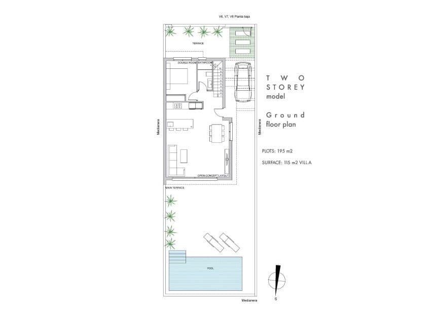 3 chambre Villa/Maison à vendre à Los Alcazares avec piscine - 429 000 € (Ref: 9729482)