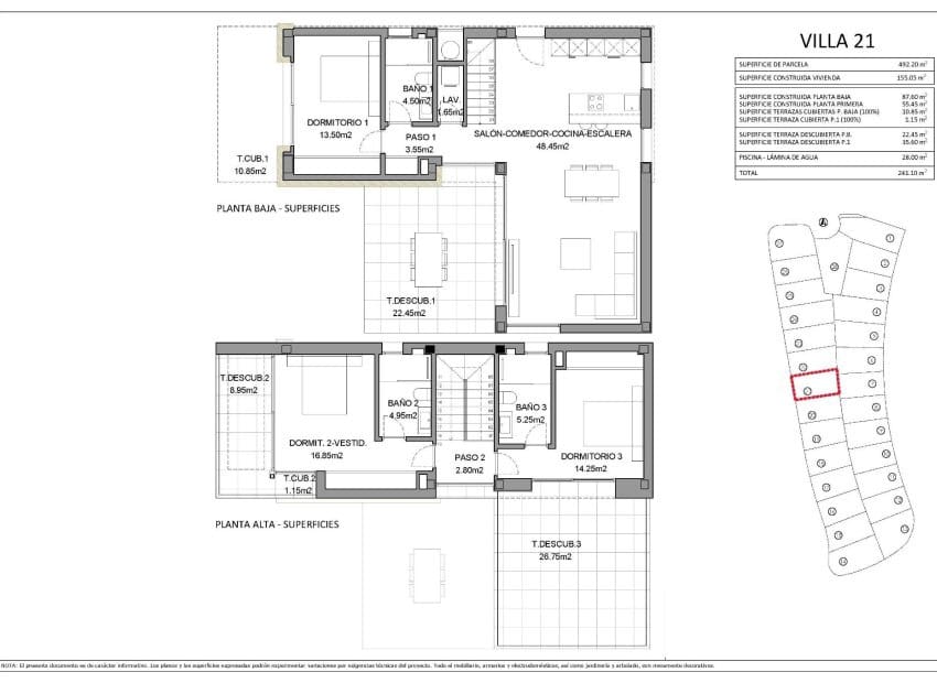 Chalet de 3 habitaciones en Finestrat en venta con piscina - 915.000 € (Ref: 9739150)