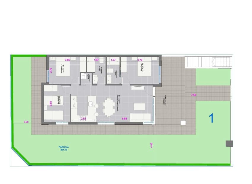 Apartamento de 3 habitaciones en Pilar de la Horadada en venta con piscina - 375.000 € (Ref: 9752561)