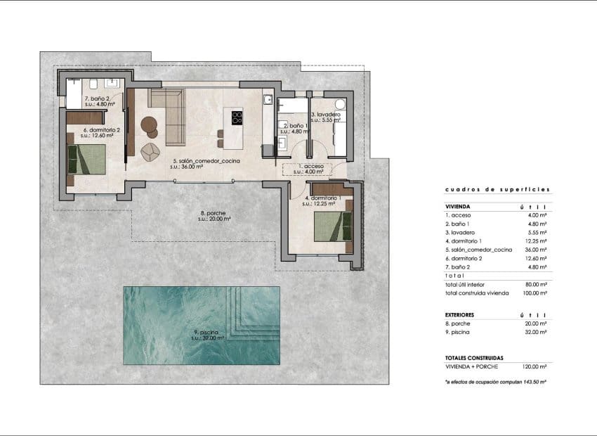 2 camera da letto Villa in vendita in Pinoso con piscina - 349.000 € (Rif: 9770915)