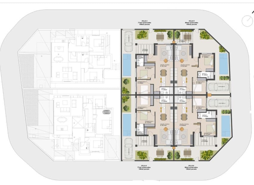 2 soveværelse Byhus til salg i Roldan med swimmingpool - € 272.900 (Ref: 9784530)