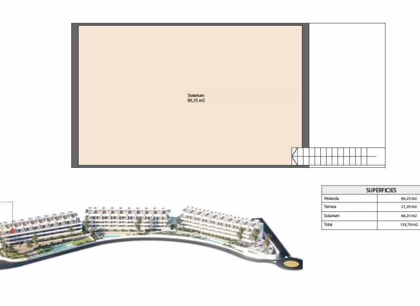 2 bedroom Apartment for sale in Finestrat with pool - € 349,900 (Ref: 9800066)