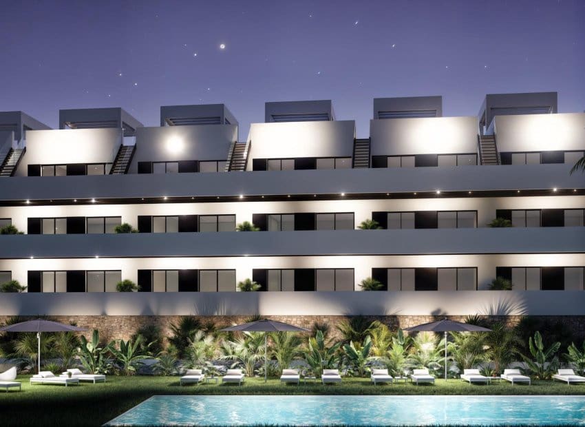 2 bedroom Apartment for sale in Finestrat with pool - € 349,900 (Ref: 9800066)