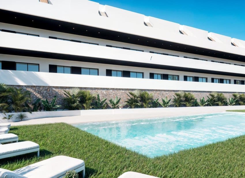 2 bedroom Apartment for sale in Finestrat with pool - € 349,900 (Ref: 9800066)