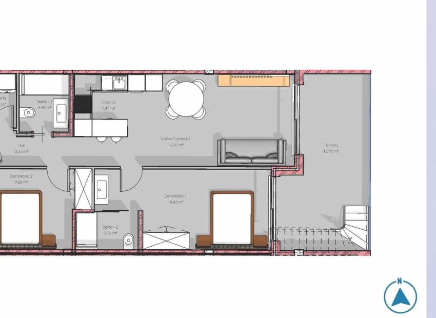 2 soveværelse Lejlighed til salg i El Raso med swimmingpool - € 345.000 (Ref: 9800067)