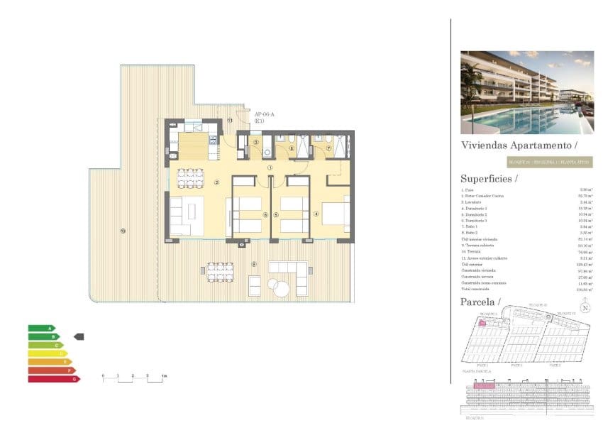 3 bedroom Apartment for sale in Muchamiel / Mutxamel with pool - € 437,000 (Ref: 9809431)