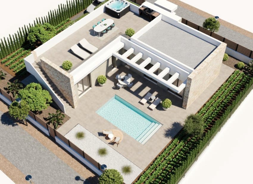 3 sovrum Villa till salu i Hacienda del Alamo med pool - 369 900 € (Ref: 9809432)