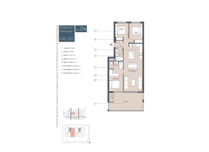 3 chambre Appartement à vendre à Benijofar avec piscine - 329 900 € (Ref: 9902022)