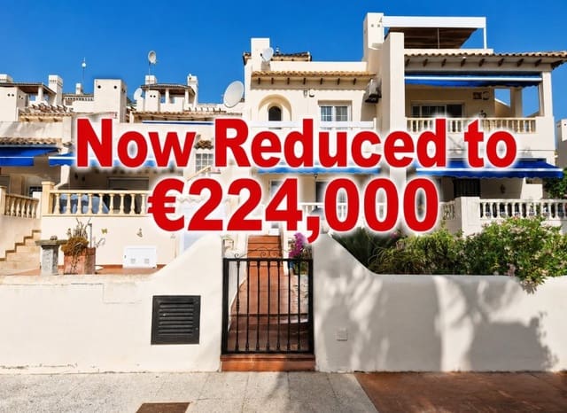 2 chambre Maison de Ville à vendre à Las Ramblas Golf, Orihuela avec piscine - 224 000 € (Ref: 9920999)