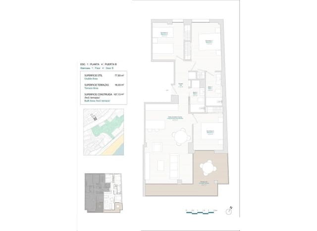 3 soverom Leilighet til salgs i Centro Urbano, La Villajoyosa / Vila Joiosa - € 620 000 (Ref: 9981252)