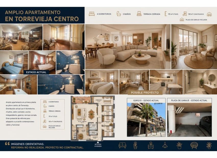 4 soveværelse Lejlighed til salg i Torrevieja - € 255.000 (Ref: 9981263)