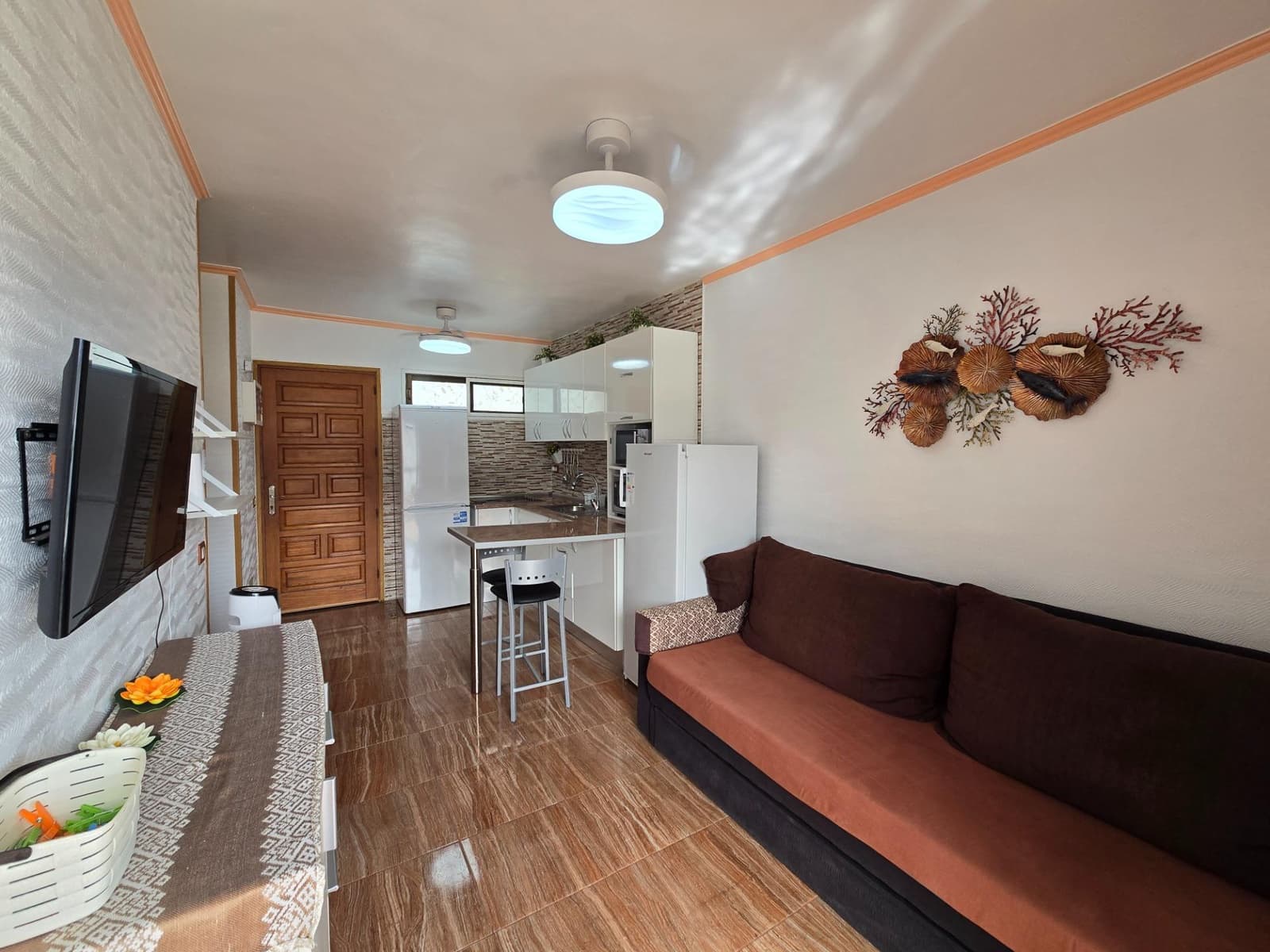 1 sovrum Lägenhet att hyra i Puerto Rico med pool garage - 1 200 € (Ref: 10098432)