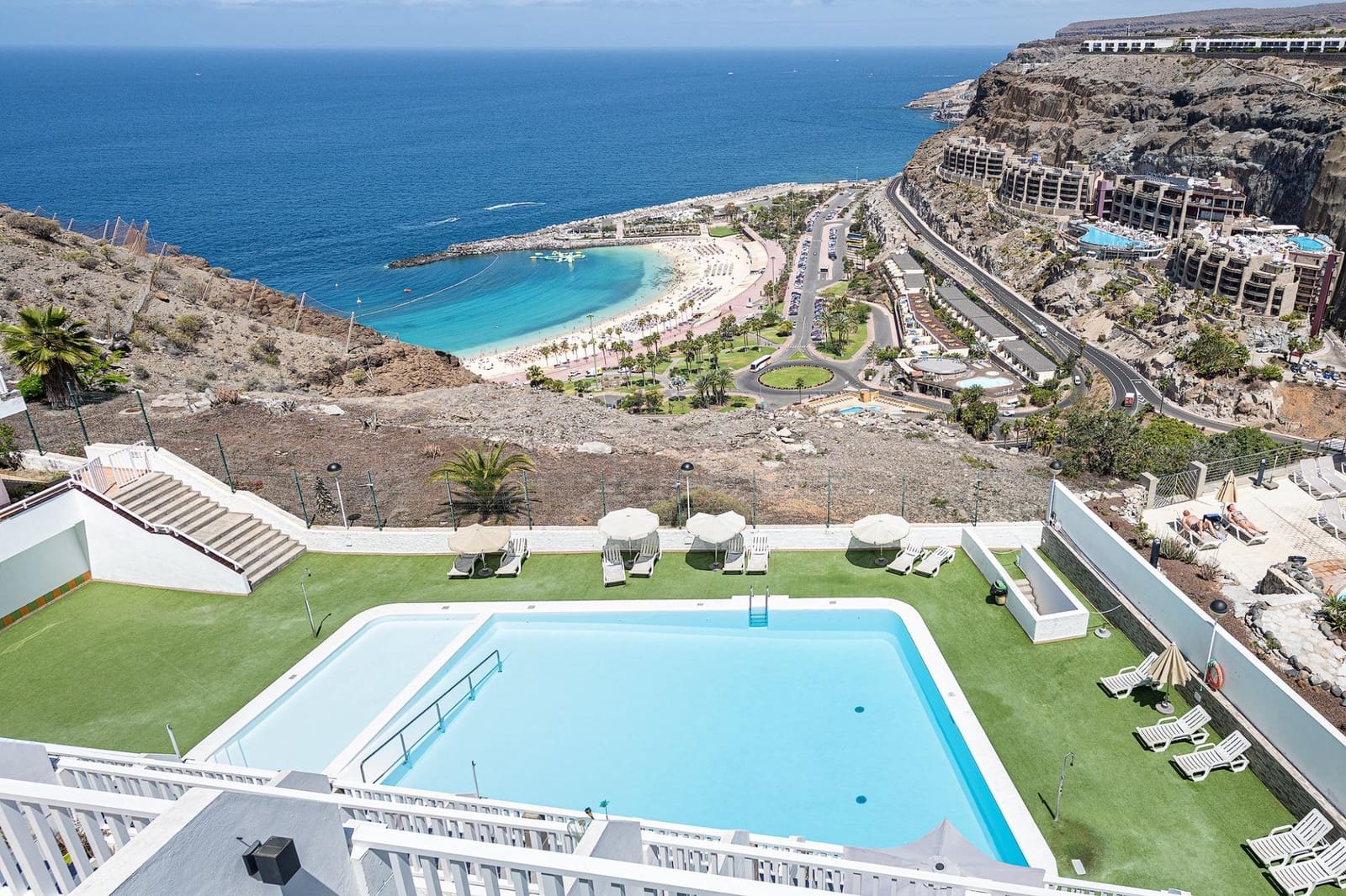 1 soveværelse Lejlighed til salg i Puerto Rico med swimmingpool garage - € 230.000 (Ref: 9023139)