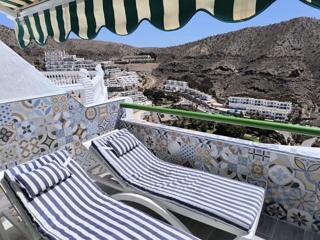 1 quarto Apartamento para arrendar em Puerto Rico, Mogán com piscina - 1 200 € (Ref: 9533694)