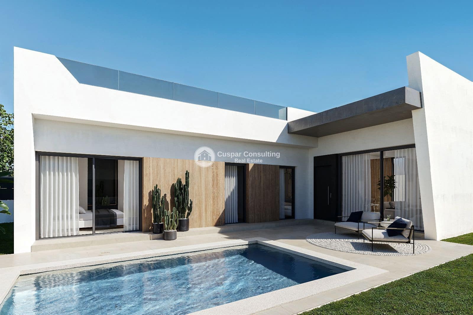 Chalet de 3 habitaciones en San Miguel de Salinas en venta con piscina garaje - 429.900 € (Ref: 10004526)
