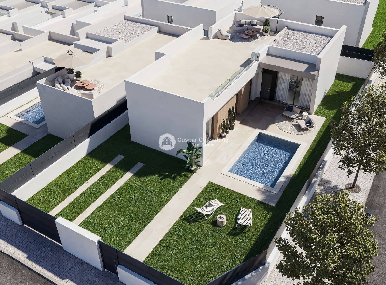 Chalet de 3 habitaciones en San Miguel de Salinas en venta con piscina garaje - 429.900 € (Ref: 10004526)