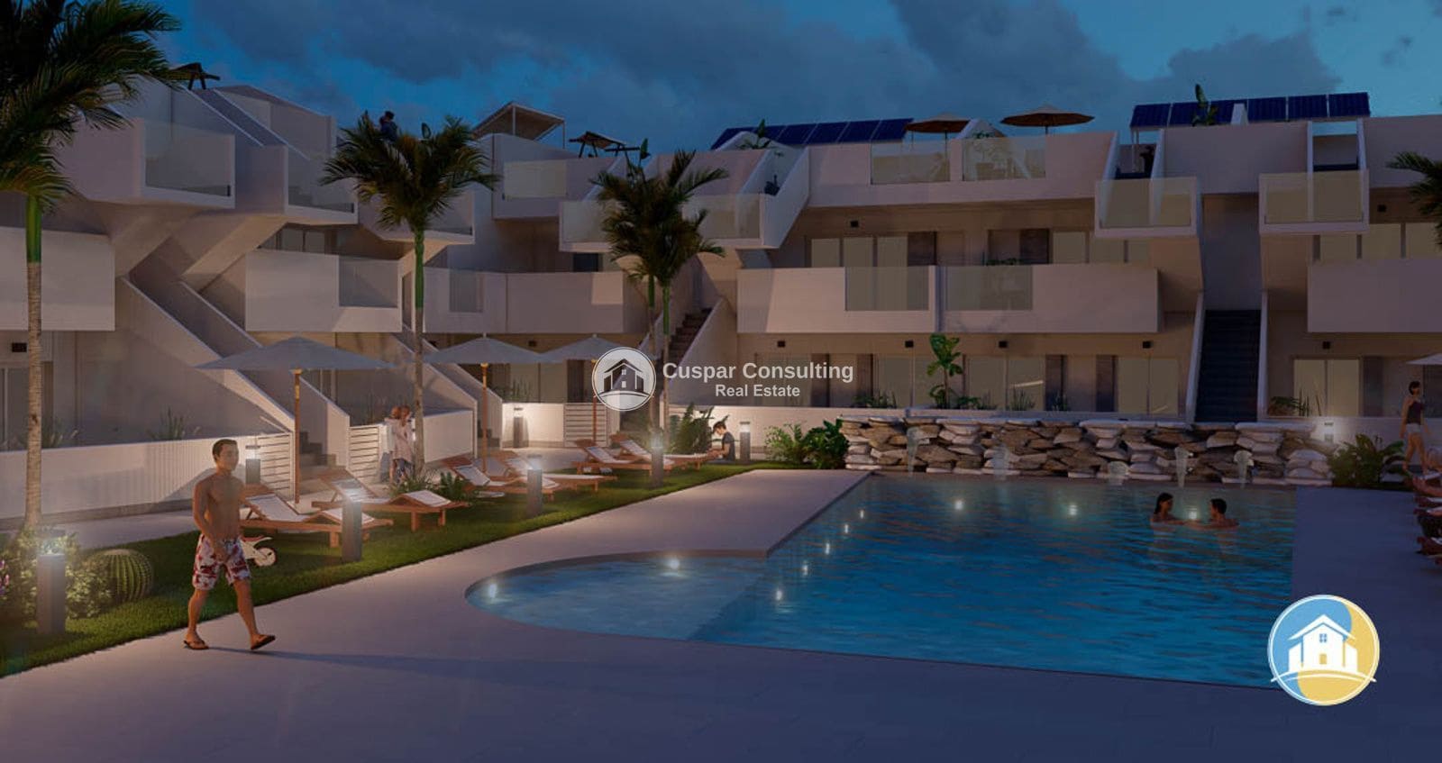 2 soveværelse Penthouse til salg i Roldan med swimmingpool garage - € 238.000 (Ref: 10004912)