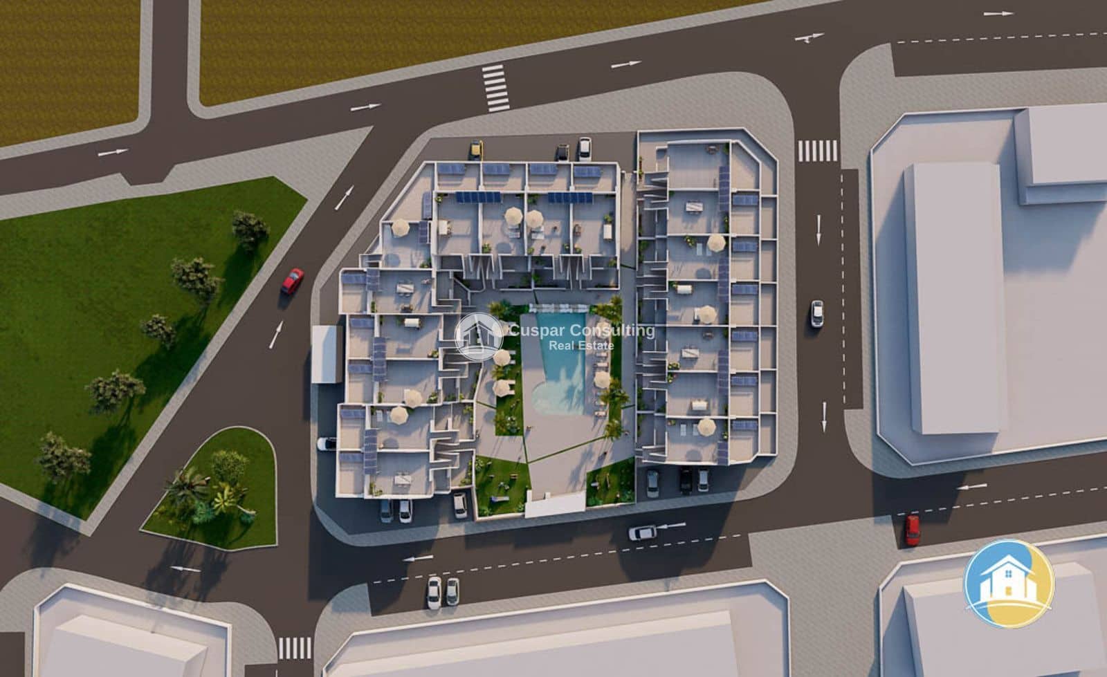 2 soveværelse Penthouse til salg i Roldan med swimmingpool garage - € 238.000 (Ref: 10004912)