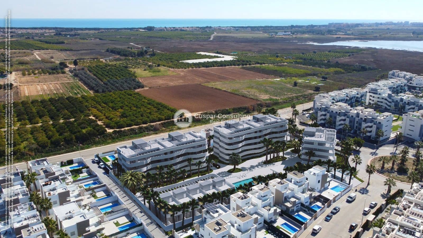 2 Zimmer Wohnung zu verkaufen in Guardamar del Segura mit Pool Garage - 296.900 € (Ref: 10057666)
