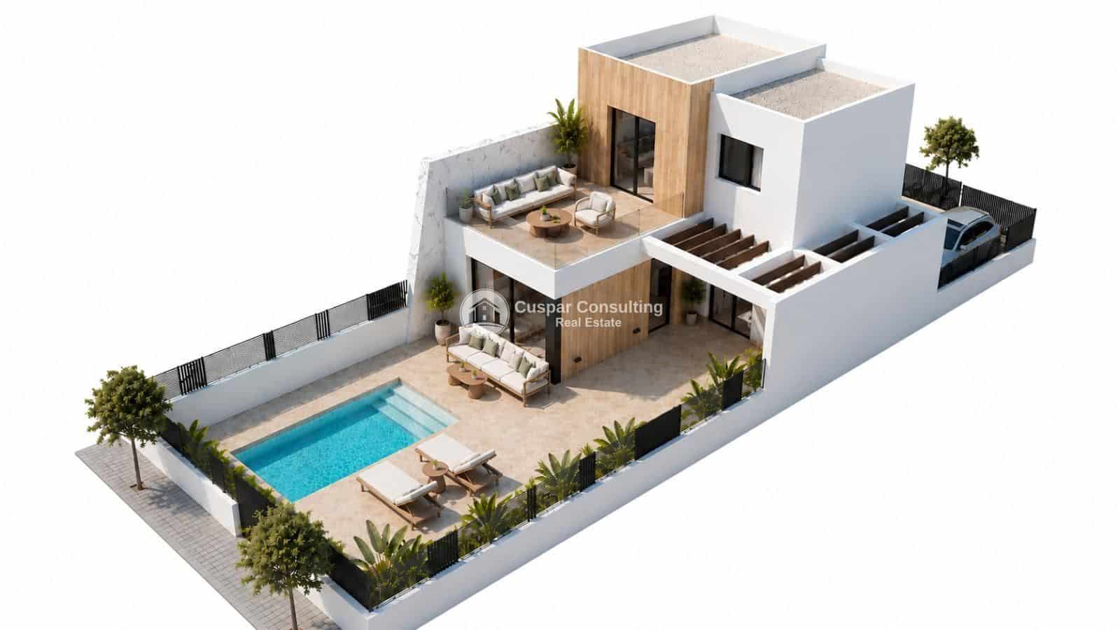 3 quarto Casa em Banda para venda em Torre-Pacheco com piscina garagem - 459 900 € (Ref: 10057667)