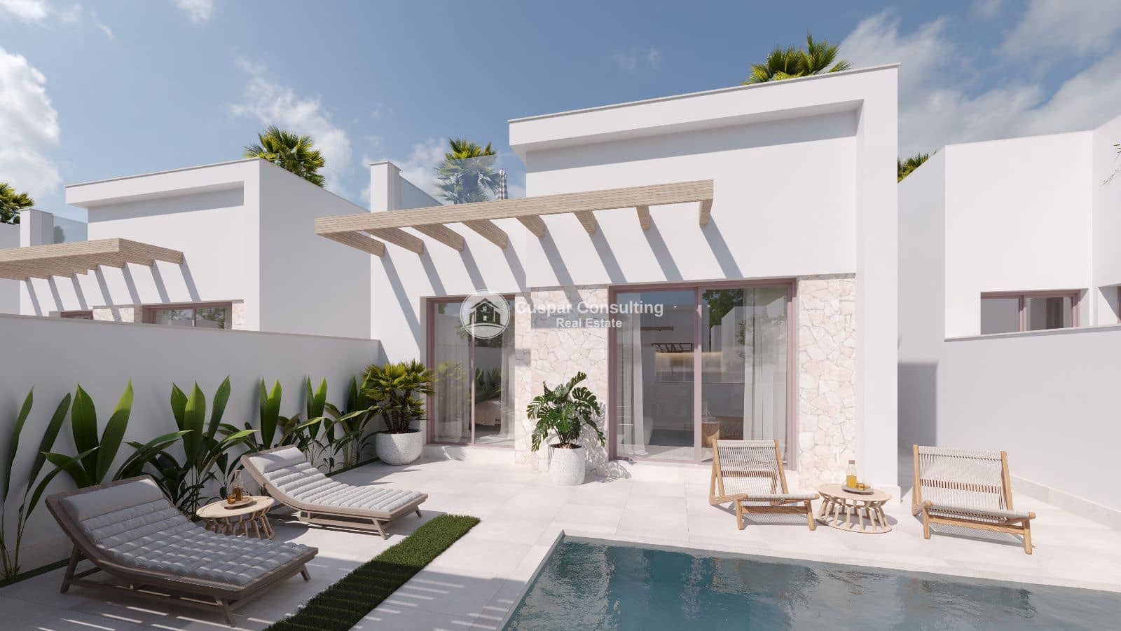 Chalet de 2 habitaciones en Balsicas en venta con piscina garaje - 272.500 € (Ref: 10074661)