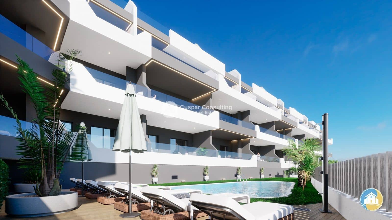 2 soveværelse Lejlighed til salg i Benijofar med swimmingpool garage - € 328.000 (Ref: 10150159)