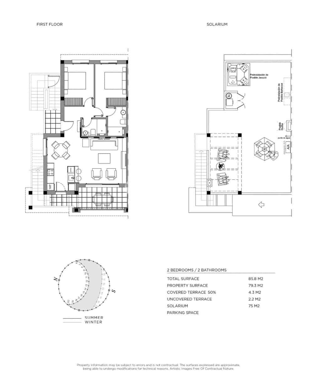 2 soveværelse Penthouse til salg i Ciudad Quesada med swimmingpool garage - € 302.000 (Ref: 8555802)